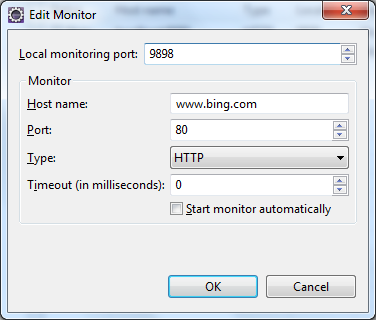 TCP IP Settings to monitor Bing